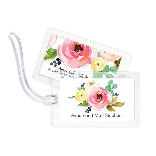 Rose Bunch Luggage Tags